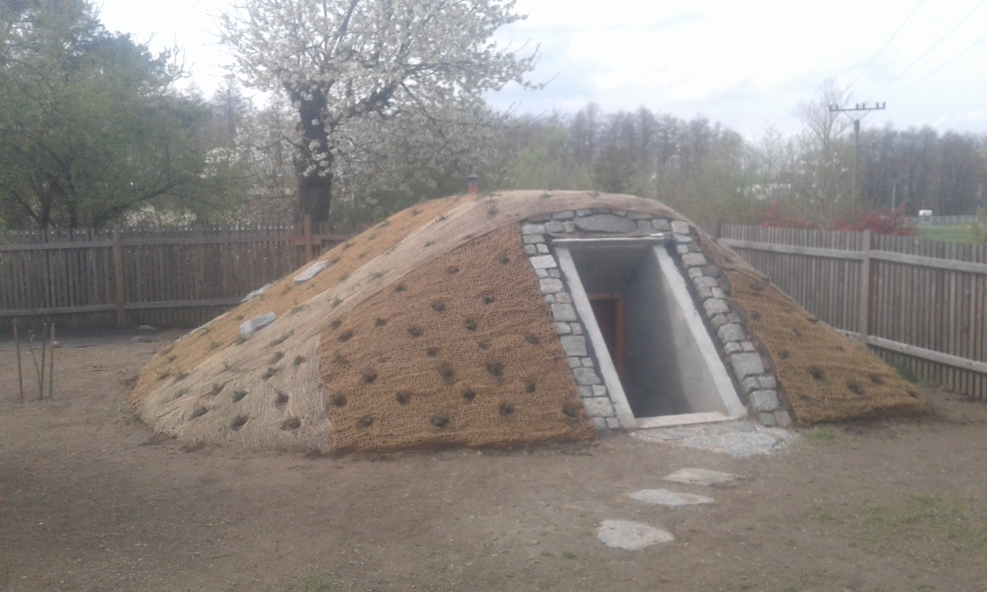 Velká Bystřice-realizace zeleného sklepa